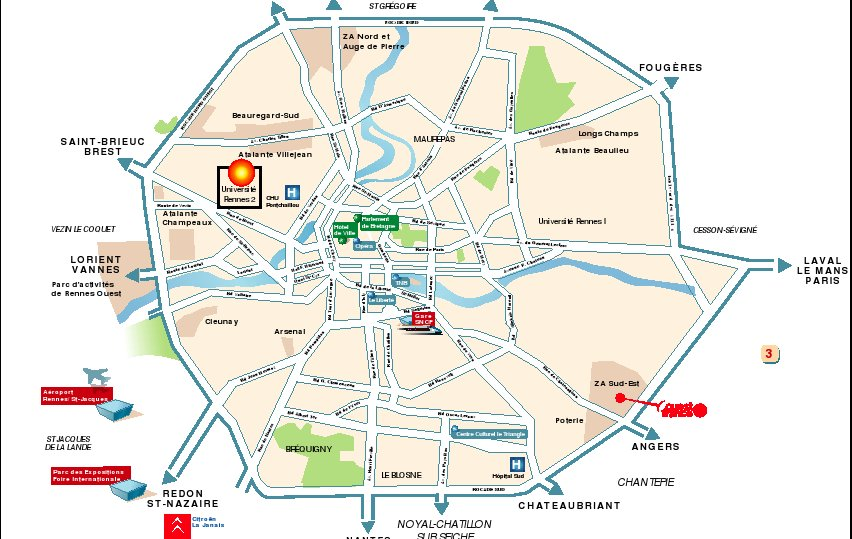 Plan de Rennes